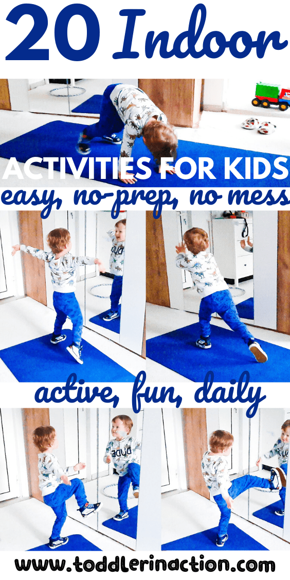 20+ EASY AND FUN INDOOR ACTIVITIES FOR KIDS AT HOME
